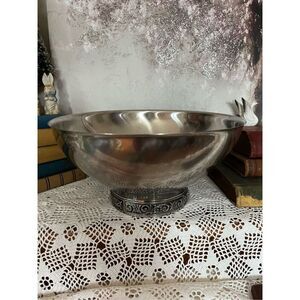 Vintage 1969 International Decorator Cordova Serving Bowl Stainless Steel 18-8